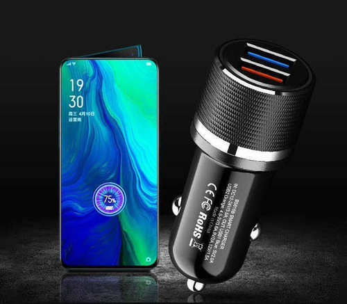 Ladegerät für Auto | kompatibel mit Dash Charge, VOOC 4.0 und 3.0 | schwarz | WC7W-Black