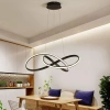 Moderne Pendelleuchte | LED | Schwarz | RLA-48W-B