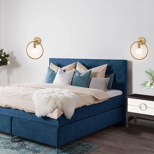 Wandleuchte | E27 | gold | WLO-ND28-G