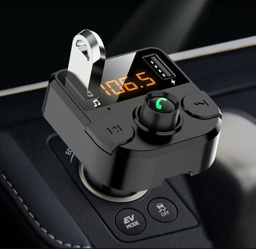 Multifunktionaler FM-Transmitter für das Auto | 3-in-1 | BC36B-Schwarz