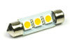 WW Auto LED Birne C5W 3 SMD 5050 Warmweiß