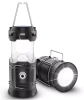 Solar Camping LED-Laterne, Taschenlampe mit Powerbank-Funktion | Schwarz | HWL-001