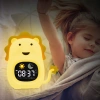 LED-Kinderwecker mit Nachtlicht und weißem Rauschen – Farbiges Licht, Alarm, Sonnenaufgangssimulation | Nachtlicht mit eingebautem Akku | JL-822
