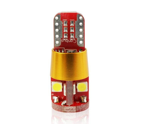 LED-Autolampe W5W T10 12 SMD 3030 GOLD CANBUS