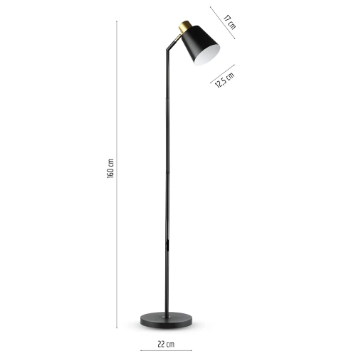 Stilvolle Stehlampe | Moderne Wohnzimmerbeleuchtung | Stehleuchte aus Metall | DYT-L260