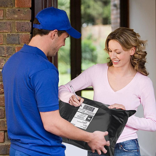 Folierversandtasche | 300x420 mm | 50 Stück | schwarz | verstärkte Ausführung