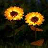 Solarblume | Solar-LED-Gartenlaterne Sonnenblume | 68 cm, 600 mAh | FLD-21-GELB