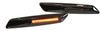 LED-Seitenblinker | Rauchglas, schwarzes Gehäuse | statisch | BMW E90 E91 E92 E93, E60 E61, F10, E81 E82 E87 E88 | PLCBD002B