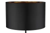 Modernes, stilvolles Beleuchtung für Wohnzimmer, Schlafzimmer | Schwarz-goldene Stehlampe mit Metallgestell | DYT-L155-BLACK | Schwarze Stehlampe