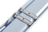 4x LED-Deckenpanel 36W 120 cm | Aufputz-CCD-Panel blendfrei | 4x IFX-36W-120