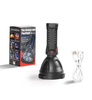 Taktische LED-Taschenlampe mit integriertem Akku | 3 Leuchtmodi, 500 lm, 1200 mAh | TL-5100B