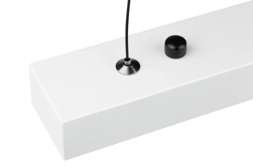 Moderne rechteckige Pendelleuchte | Fernbedienung | LED | weiß | SX41-120CM-48W-W