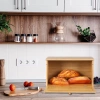 Bambus Brotkasten | Aufbewahrungsbehälter für Brot, Brötchen, Lebensmittel | FC-B209