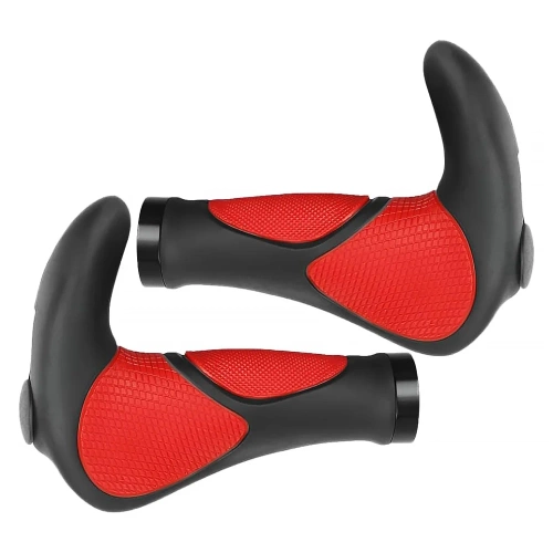 Fahrradgriffe ergonomisch mit Bar Ends | rutschfeste Lenkergriffe für MTB, Trekking | BHD-233