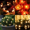 Solar LED-Girlande Bienen 20 LED Gartenlampe 5m | BEE-20LED-5M