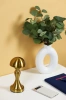 Tischlampe mit integriertem Akku | Nachtlicht mit drei Leuchtfarben | Stimmungsvolle Lampe für Hotel, Restaurant | HJA11-A-GOLD