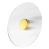 Runde Wandleuchte ⌀25 cm | Moderne Wandleuchte mit geriffeltem Schirm | WLB-D250