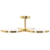 Moderne Deckenleuchte | Plafon | LED | Gold | QBD-3C-70W