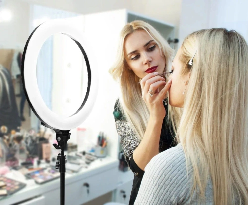 LED-Ringlicht | 300 W | mit Stativ 210 cm | 3 Farbtemperaturen weiß | SENY | RL-480 2in1