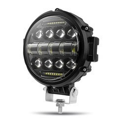 LED-Arbeitsleuchte | 60 W rund | 2-in-1 | Tagfahrlicht (DRL) + Fernscheinwerfer | LH60W