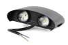 Gartenlampe, LED-Außenwandleuchte | oben - unten | 4W, IP65 | BD-C041-4W
