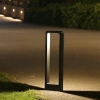 Moderne Stehleuchte für den Garten, LED-Säule | Aluminium 80cm, IP54, 10W=1200lm | LLM-80CM