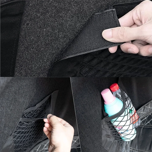 Netztasche für den Kofferraum | Universeller Organizer | Klettverschluss-Tasche | CWD-40*25CM-B