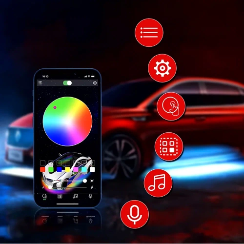 Autolampen | RGB-LED | 12 Stück