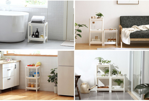 Mobile Badkommode | 3 Ablagefächer | SR2307