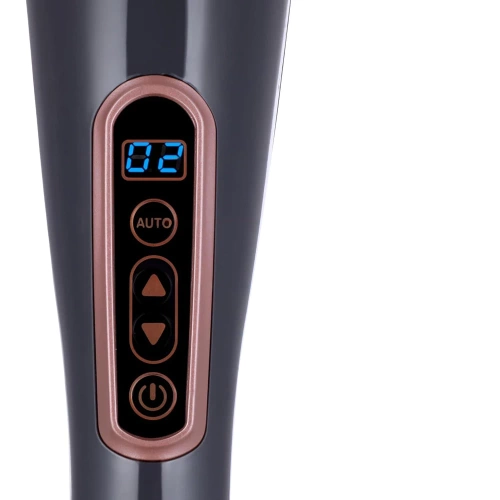 Massagegerät mit austauschbaren Aufsätzen | Vibrationsmassage für den Rücken | Massagepistole zur Bekämpfung von Cellulite | YT-1706-GREY
