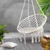 Hängesessel, brasilianischer Stuhl, Korb, Schaukel, Hängematte | bis 120 kg | DY-A003-WHITE