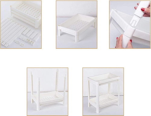 Mobiler Badezimmerschrank | 3 Regale | SR2307