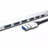 USB-Hub mit 7x USB-A-Anschlüssen | Adapter, 7-in-1-Verteiler | HUB