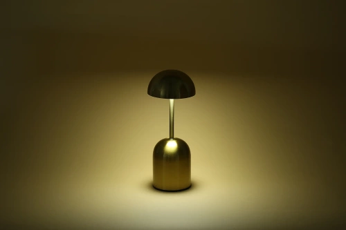 LED-Tischleuchte kabellos mit integriertem Akku 2.000 mAh | moderne Nachttischleuchte mit Helligkeits- und Farbtemperaturregelung | gold | YG-D019