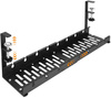 Verstellbarer Kabel-Organizer für Schreibtischunterbau 29-53 cm | Korb, Führung, Halterung | Schwarz | CWT-O3