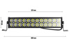 Arbeitsleuchte GROßE 72W Light Bar rechteckiger Spot | LB-72W-B-Spot