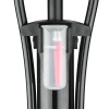 Standpumpe für Fahrräder mit Manometer und Adaptern für Presta, Schrader und Dunlop | Universal-Standpumpe | ZY-6138B