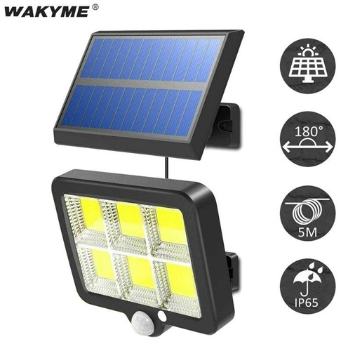 Solarlampe 120 LED COB mit modularem Solarpanel | SSL-120LED