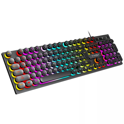 Gaming-Set Tastatur und Maus, RGB-LED-Beleuchtung, USB | TF270