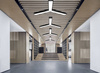 Deckenpendelleuchte LED 40W | Y-Form | Aluminium | Blendfreies CCD | Φ120x10x6 | LPL-001