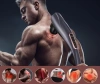 Massagegerät mit austauschbaren Aufsätzen | Vibrationsmassage für den Rücken | Massagepistole zur Bekämpfung von Cellulite | YT-1706-GREY