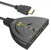 HDMI-Splitter 4K 3D | 3 Eingangsanschlüsse | HDMI-Kabel 0,5M | HPS-3P
