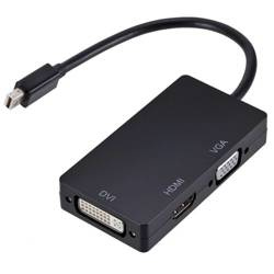 Adapter Mini DisplayPort (Thunderbolt) auf HDMI / DVI / VGA | 20 cm | HVD-20CM