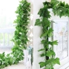 Künstliche Efeuranlage | Dekorative Girlande | Dekoratives Laub | DG-Y230MM-GREEN