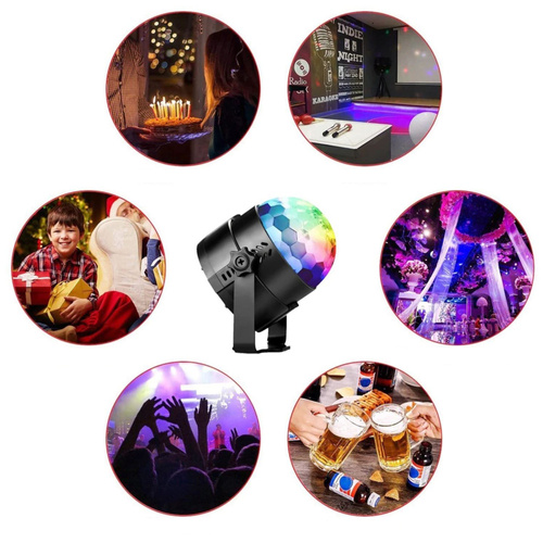Kugel DISCO - LED RGB Diskolicht Projektor | MQ01