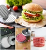 Burgerpresse | Fleischwolf | Grillfleischform | HM-S117-SILBER