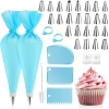Spritzbeutel Set | 24 Tüllen, Teigspatel | blau | FM-034-BLUE