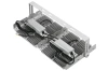 Professionelle 400W LED-Halogenlampe | Starkes Licht für Sporthallen, Fabriken, Zuhause | Aluminiumlampe | Strahler mit verstellbarem Griff | TMN-400W-SILVER