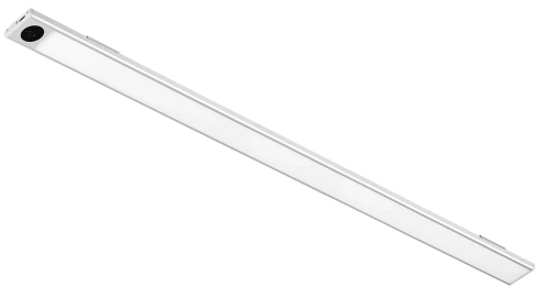 Möbel-Licht mit Bewegungssensor | Kabellose Nachttischlampe mit Sensor | LED-Unterbauleuchte 60 cm | HSL-S60CM-SILVER