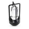 Camping-Tischlampe mit eingebautem 2000mAh Akku und Touchpanel | 3 Lichtfarben, dimmbar | Schwarz | HJA27